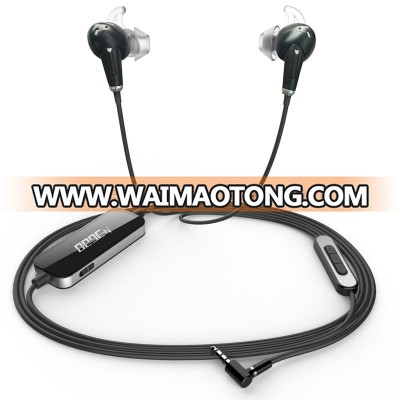 Active Noise Cancelling Earphones Hands-Free Calling with Integrated Microphone